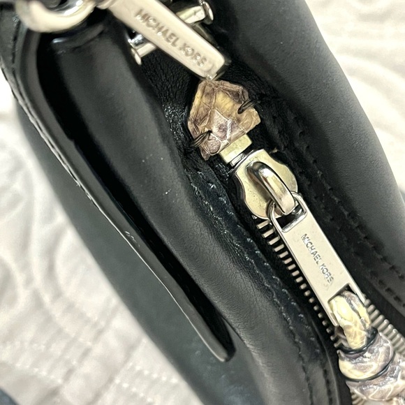 Michael Kors Black Leather Handbag - Picture 7 of 11